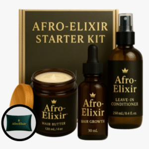 Afro-Elixir Starter Kit + Free Satin Pillow Case